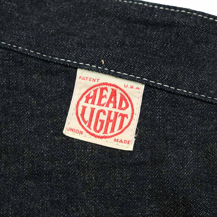 HEADLIGHT - 11oz. BLUE DENIM ZIP FLY DUNGAREES - HD42555