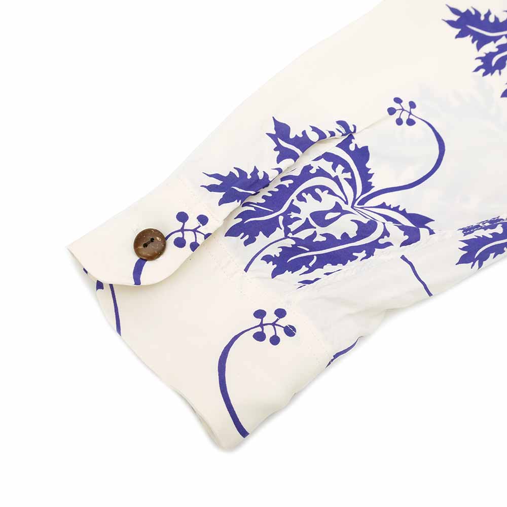 SUN SURF - L/S RAYON HAWAIIAN SHIRT - CORAL HIBISCUS - SS29402