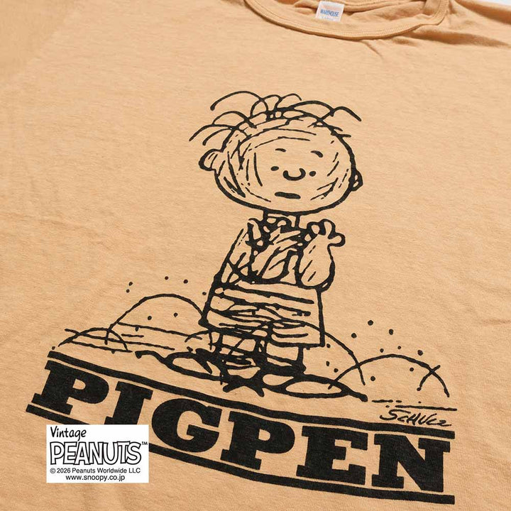 WAREHOUSE - S/S T-SHIRT - I'M A DUST MAGNET! (PIG PEN) - YP126S-5