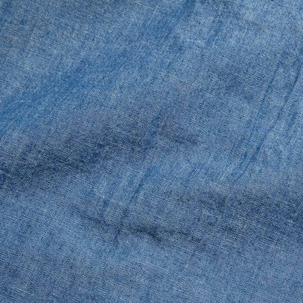 MOMOTARO JEANS - TRIPLE STITCH L/S CHAMBRAY SHIRT - TWO STRIPES - MMLS3000