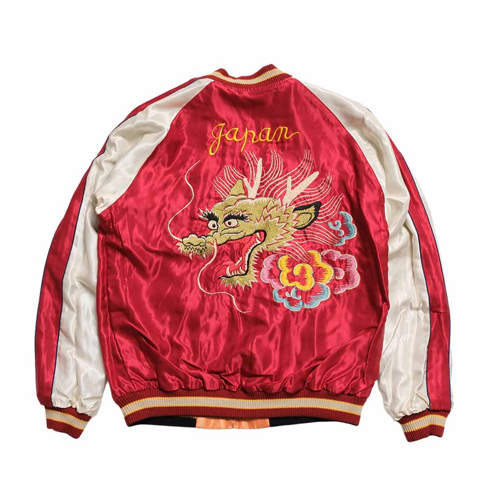 TAILOR TOYO - Acetate Souvenir Jacket - BLACK EAGLE x DRAGON HEAD - TT15972-159