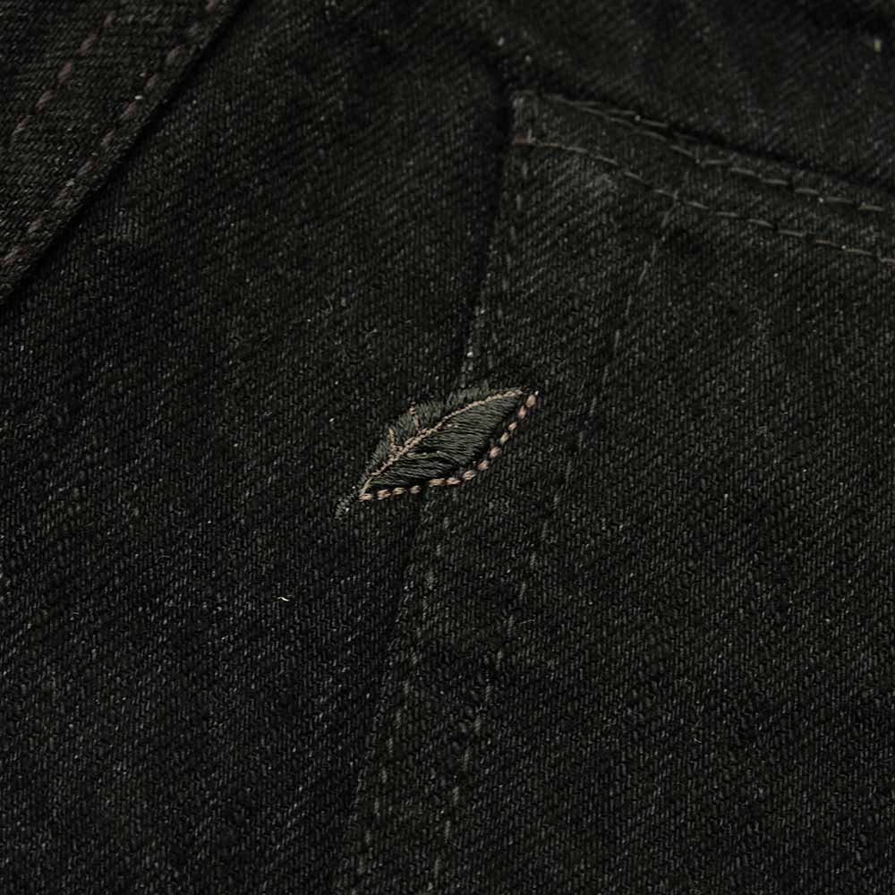 Pure Blue Japan - 14oz. Double Black Denim - Relaxed Tapered - XX-019-BK