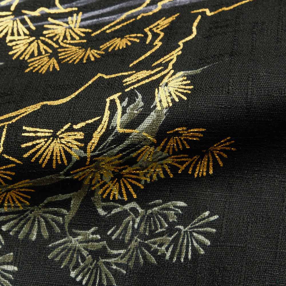 KOROMO ZAKURA - Southern Cloth - Long-Sleeve Regular Shirt - Ink painting horse depicted with Japanese traditional technique, KINSAI-style - SA1726