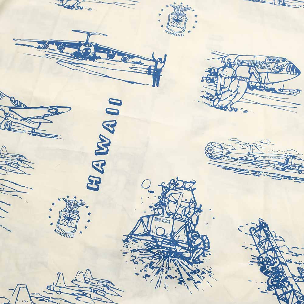 SUN SURF - COTTON BROAD HAWAIIAN SHIRT - ISLAND AVIATION - SS39698