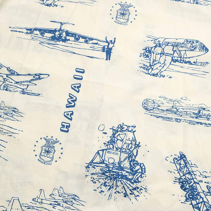 SUN SURF - COTTON BROAD HAWAIIAN SHIRT - ISLAND AVIATION - SS39698