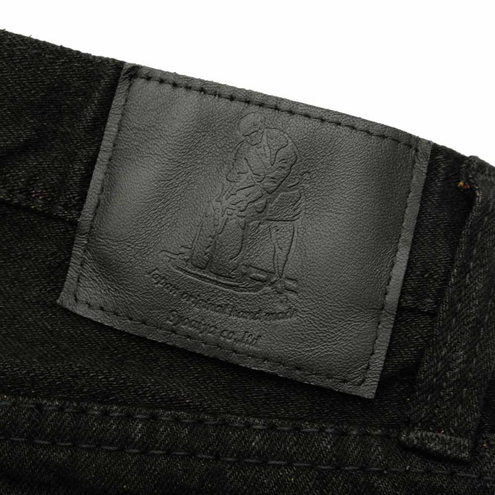 Pure Blue Japan Lot.TCD-005-BK 14oz Teacore Black Denim Selvedge Jeans TCD-005-BK