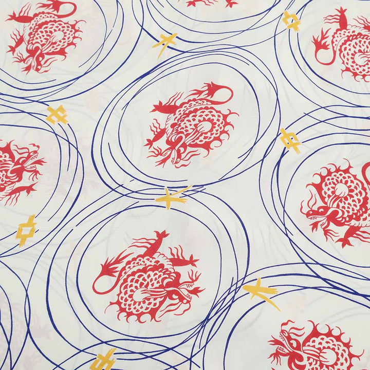 SUN SURF - S/S RAYON HAWAIIAN SHIRT - DRAGON GRID - SS39617
