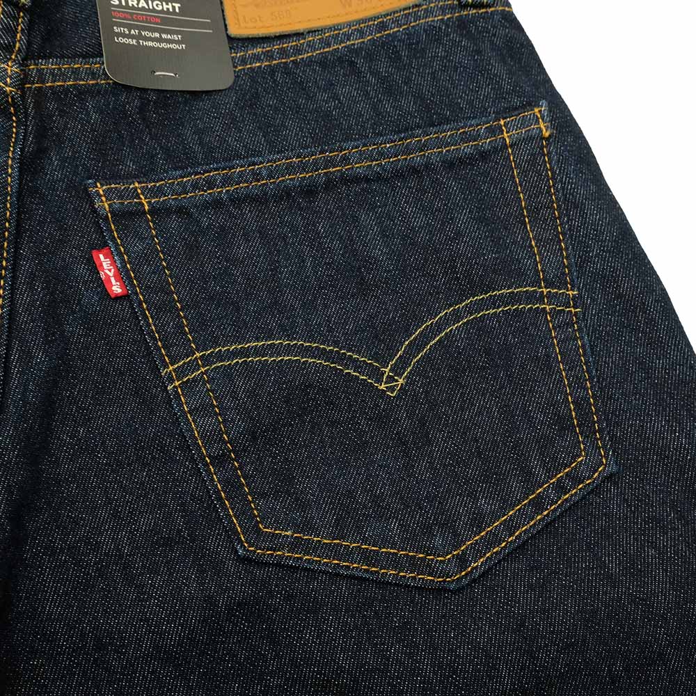 Levi's - Lot.568™ Loose Straight - Dark Indigo - WELCOME TO THE GAME - 29037-0078