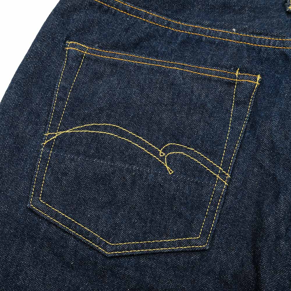 STUDIO D’ARTISAN - 15oz. Natural Indigo - Tapered Fit Jeans - SD-800