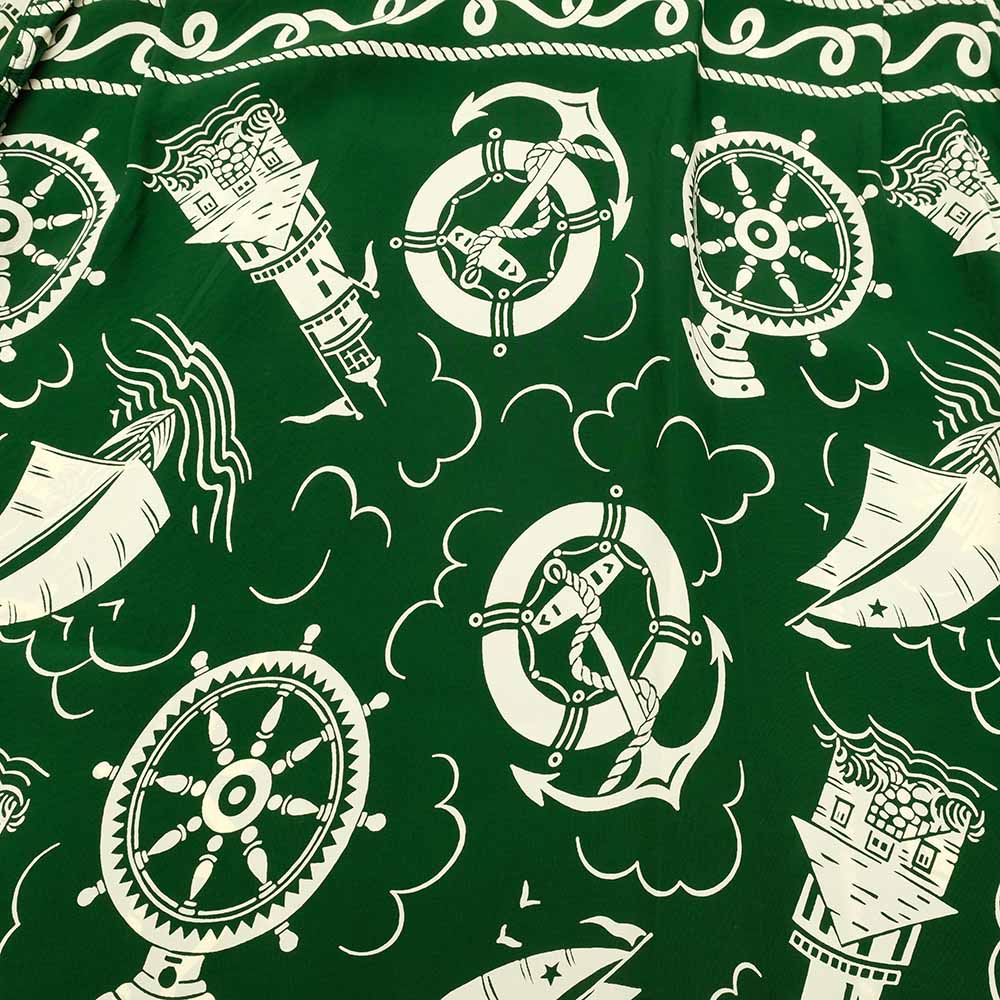 SUN SURF - S/S RAYON HAWAIIAN SHIRT - ALL ABOARD - SS39230