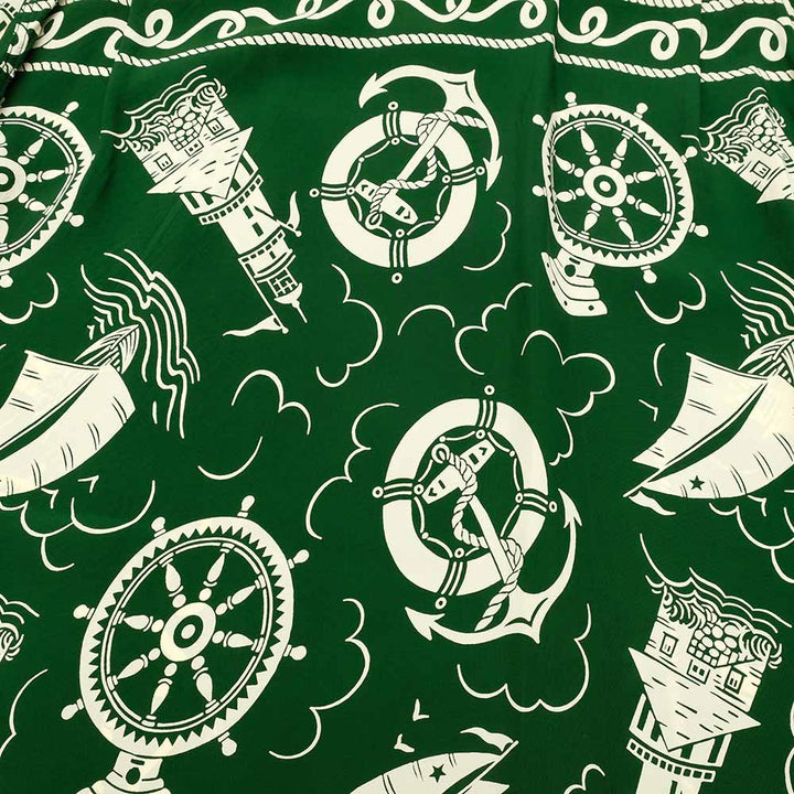 SUN SURF - S/S RAYON HAWAIIAN SHIRT - ALL ABOARD - SS39230