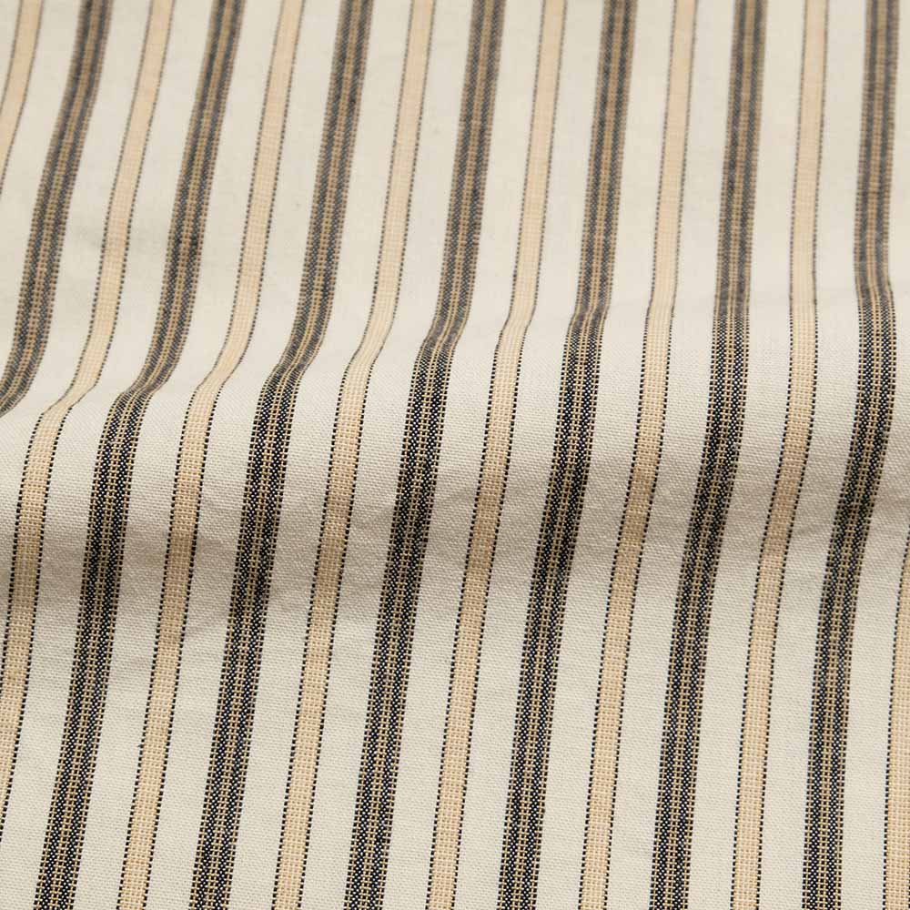 SUGAR CANE - COTTON STRIPE S/S WORK SHIRT - SC39730