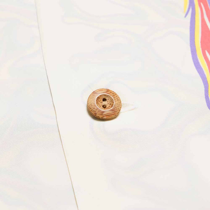 SUN SURF - S/S RAYON HAWAIIAN SHIRT - MONSTERA BORDER - SS39622