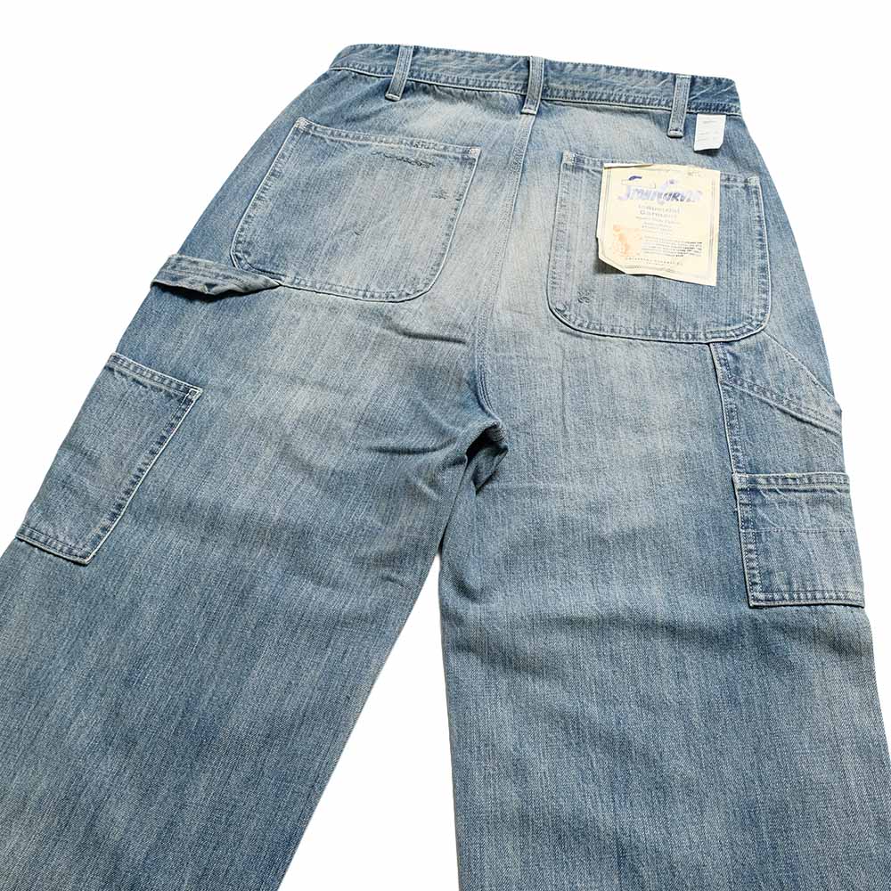 UNIVERSAL OVERALL - PAINTER PANTS - VINTAGE LIGHT WASH - HT2433601-B