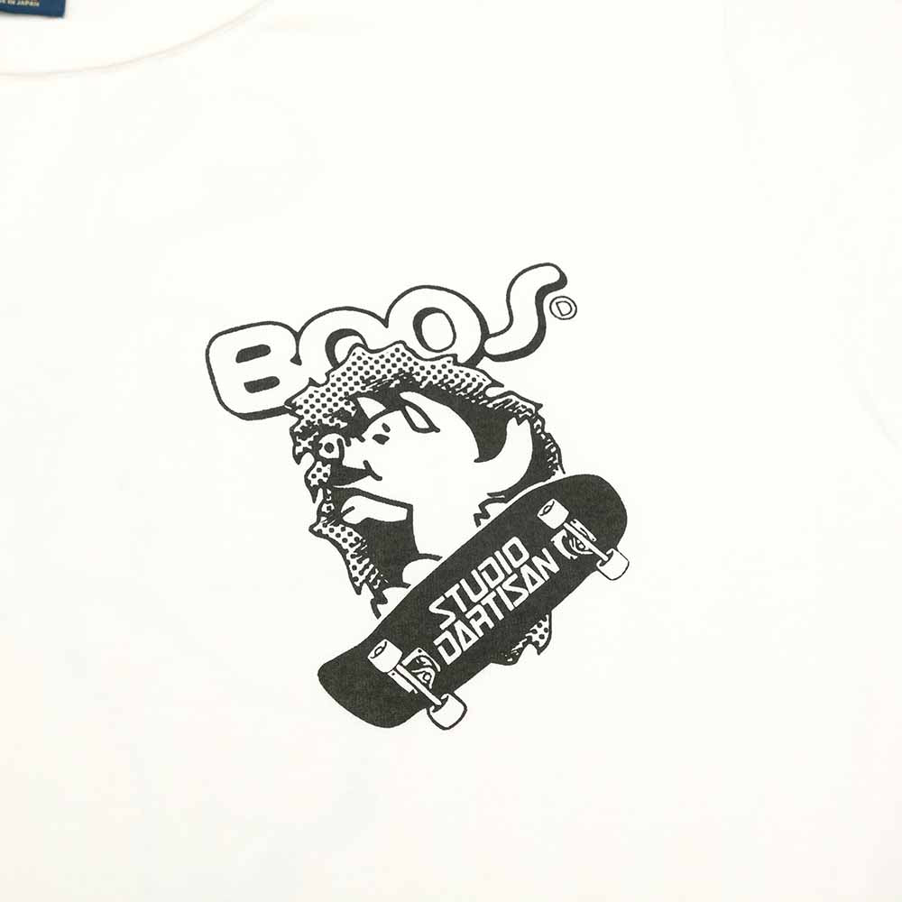 STUDIO D’ARTISAN - USA COTTON PRINT T-SHIRT - BOO - 8168A