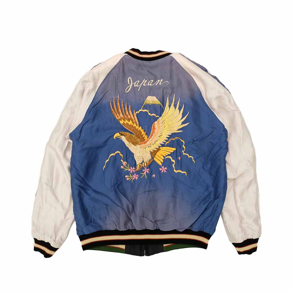 TAILOR TOYO - Acetate Souvenir Jacket - RED TIGER x EAGLE - (AGING MODEL) - TT15793-119