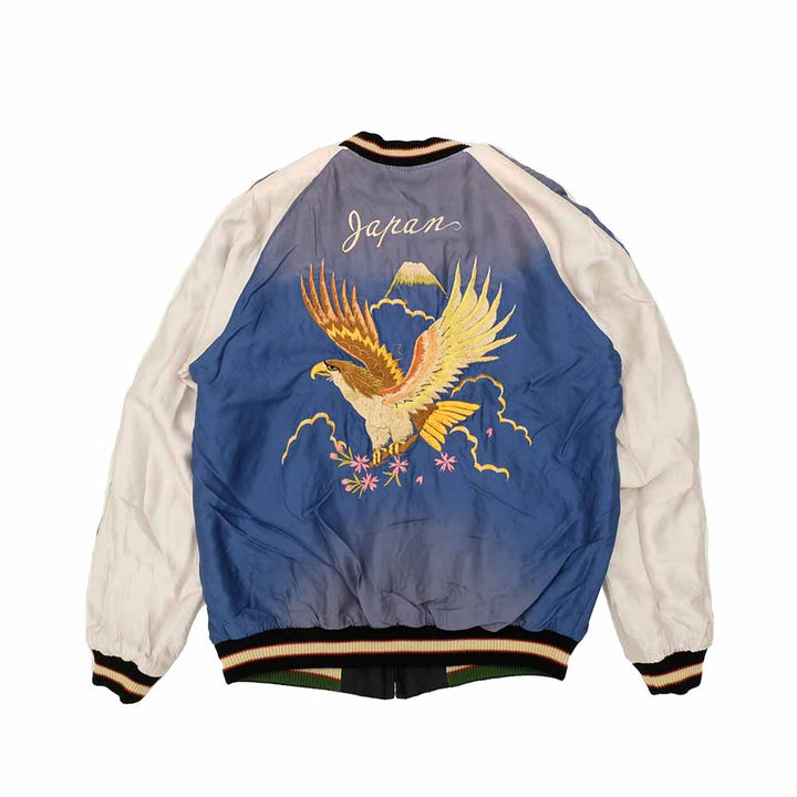 TAILOR TOYO - Acetate Souvenir Jacket - RED TIGER x EAGLE - (AGING MODEL) - TT15793-119