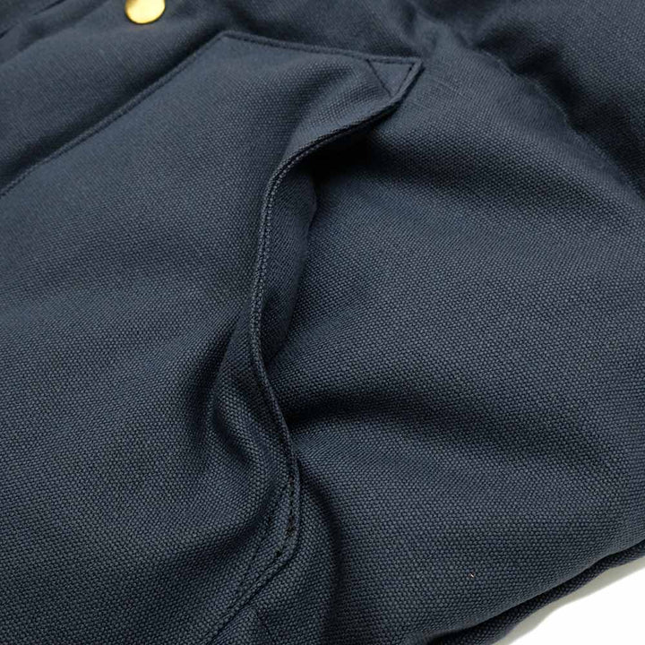 WAREHOUSE × Rocky Mountain Featherbed - CANVAS DOWN VEST - WHRM-2223