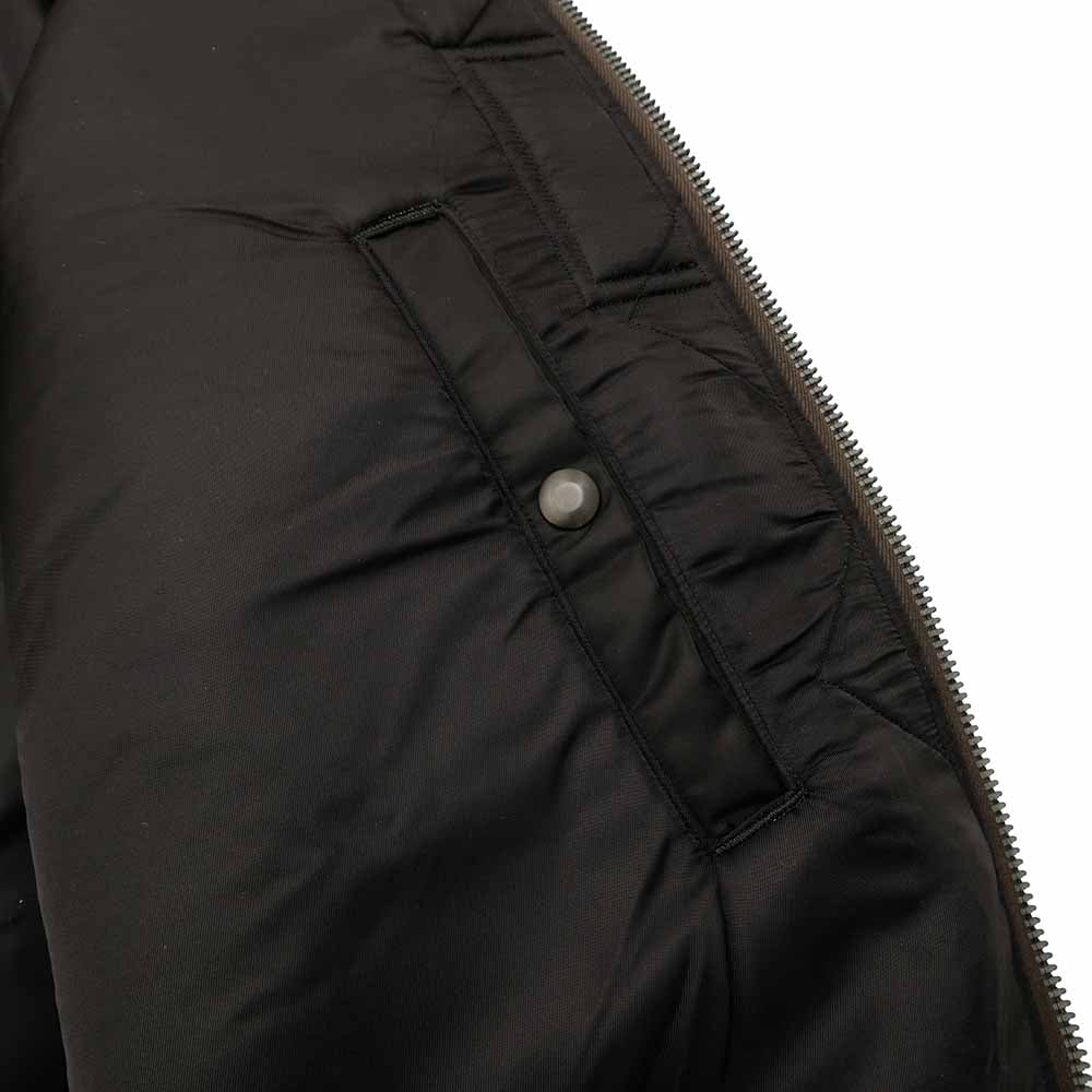 BUZZ RICKSON'S - WILLIAM GIBSON COLLECTION Type BLACK MA-1 LONG MODEL - ALBERT TURNER & CO., INC. MODEL - BR15772