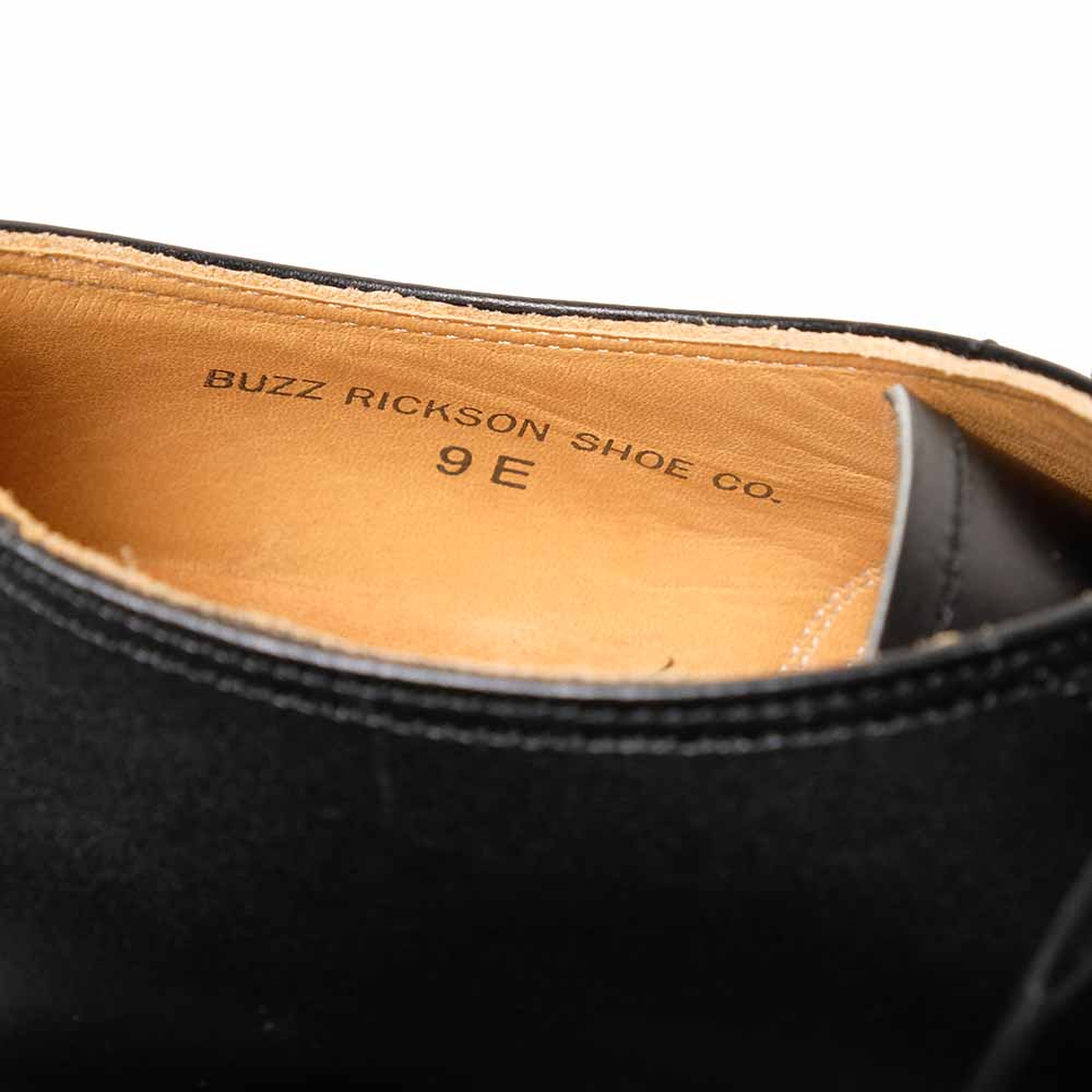 BUZZ RICKSON'S - WILLIAM GIBSON COLLECTION - SHOES, LOW QUARTER, BLACK VERSION - BR02857
