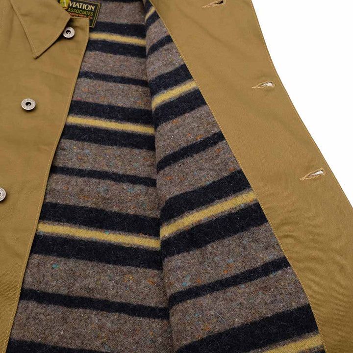 BUZZ RICKSON'S - AVIATION ASSOCIATES - ARMY WORKING JACKET TROY BLANKET LINED - BR15770