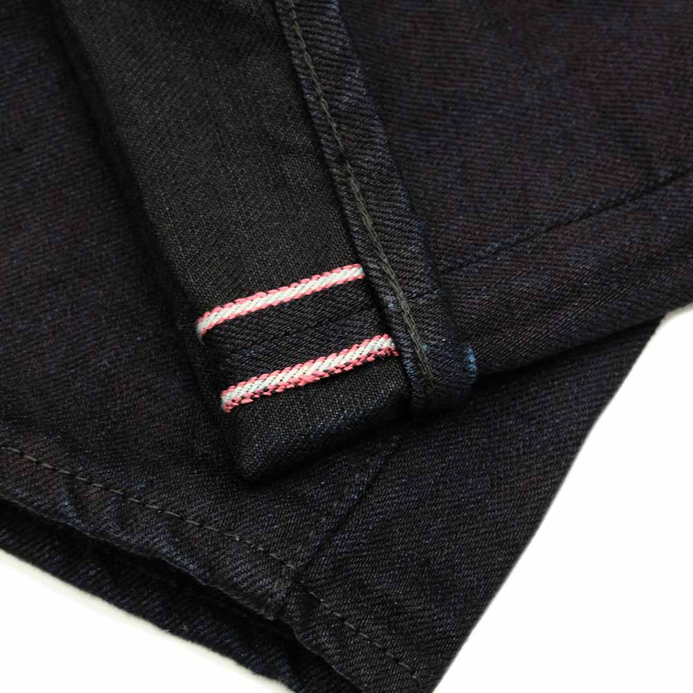 MOMOTARO JEANS - 15.7oz INDIGO × BLACK DENIM - NARROW TAPERED - MXJE3100