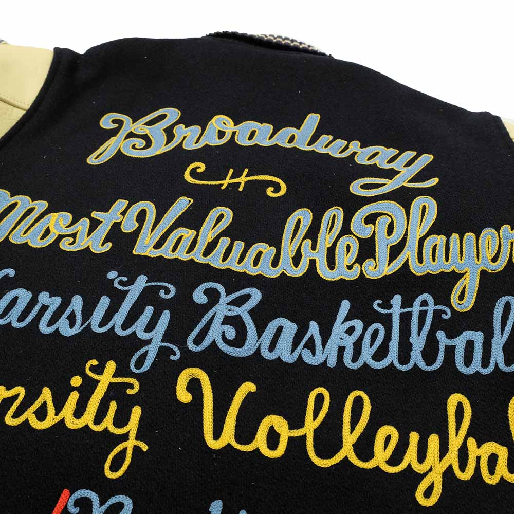 WAREHOUSE - 1970’S VARSITY AWARD JACKET - FULL LETTERED WAPPED - WH-2229