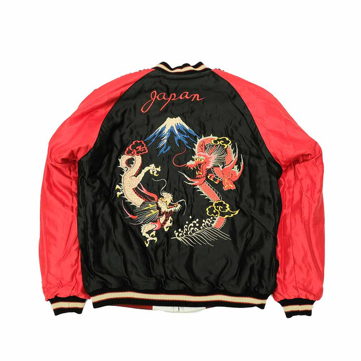 TAILOR TOYO - Acetate Quilted Souvenir Jacket - LANDSCAPE × DUELLING DRAGONS - TT15543-190