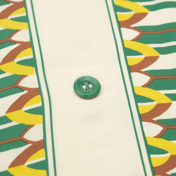 SUN SURF - RAYON HAWAIIAN SHIRT - FLOWER FIELD BORDER - SS39430