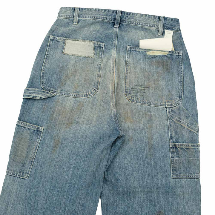 UNIVERSAL OVERALL - 12.75oz CONE DENIM REMAKE PAINTER PANTS - HT2433601-C