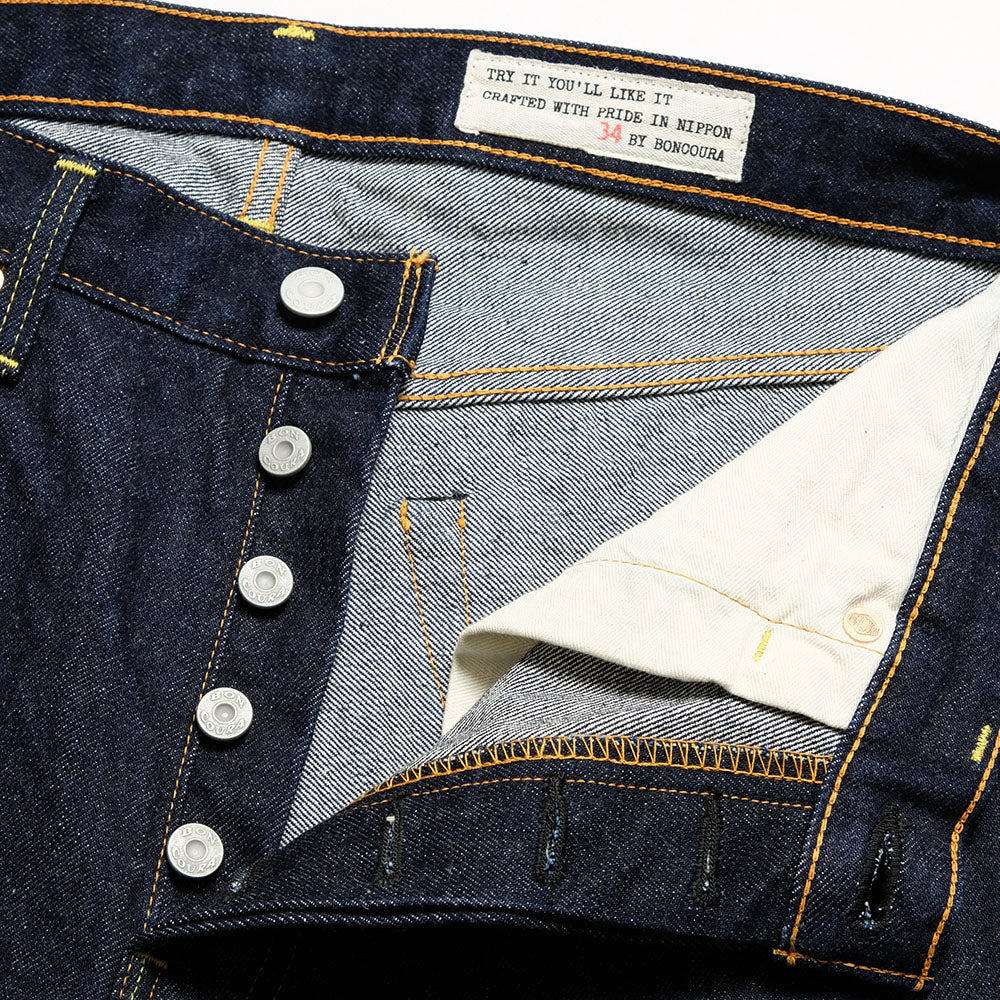 BONCOURA デニム 34サイズ 日本製 BONCOURA デニムパンツ サイズ34 日本製 XL相当 価格