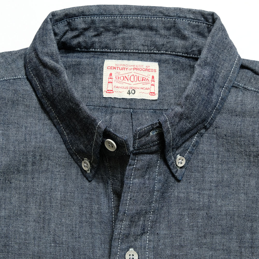 BONCOURA - BONCOURA BD shirt - chambray - 142038453
