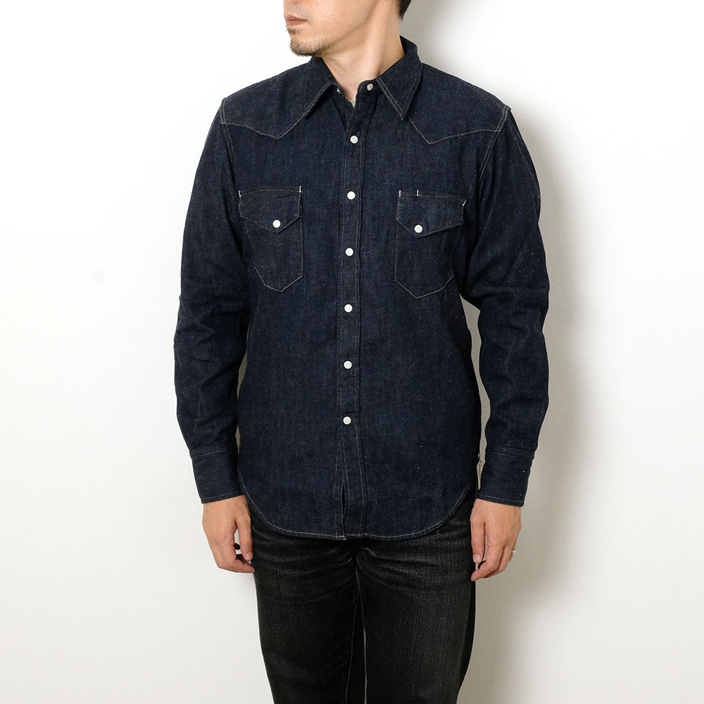 BONCOURA - BONCOURA Western Shirt - Denim - 142803615