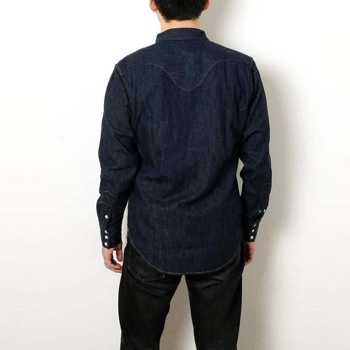 BONCOURA - BONCOURA Western Shirt - Denim - 142803615