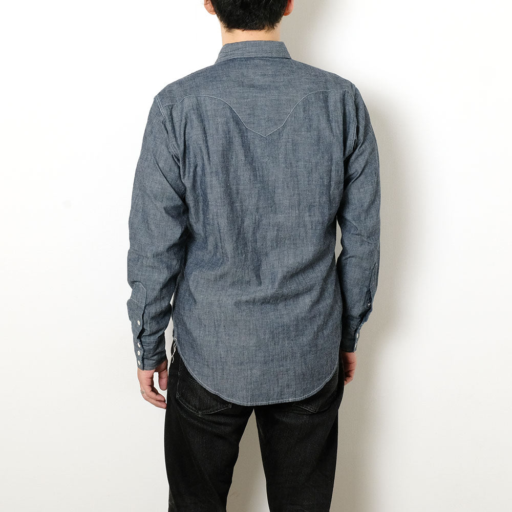 BONCOURA - BONCOURA Western Shirt - Chambray - 142860254