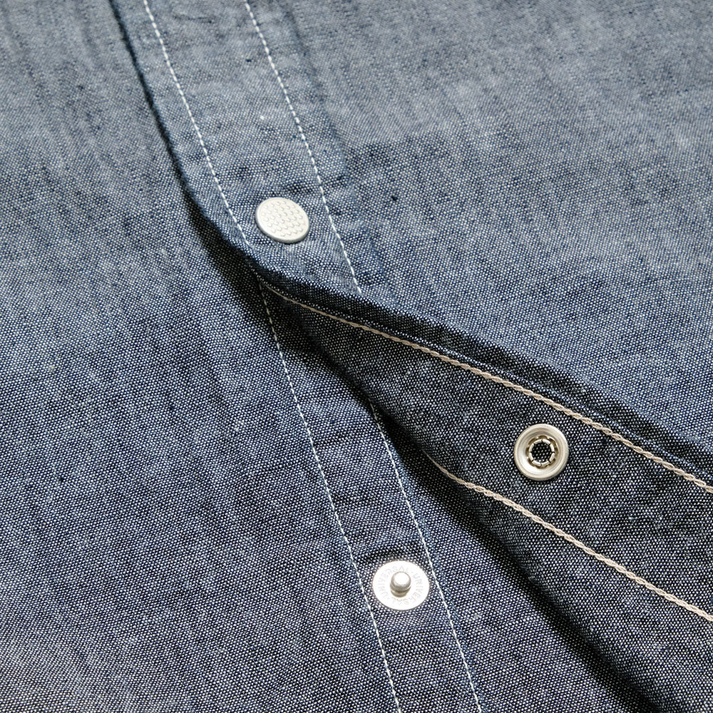 BONCOURA - BONCOURA Western Shirt - Chambray - 142860254