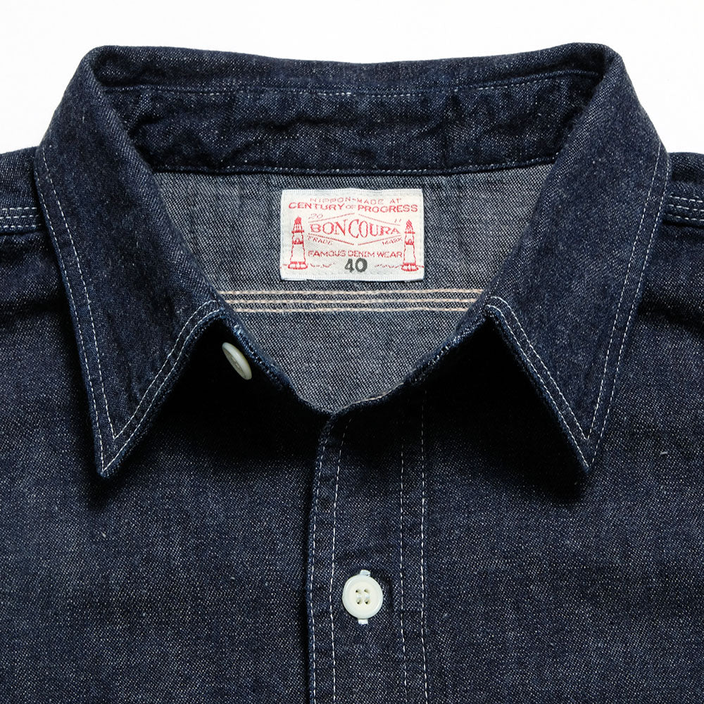 BONCOURA - BONCOURA Work Shirt - Denim - 142860418