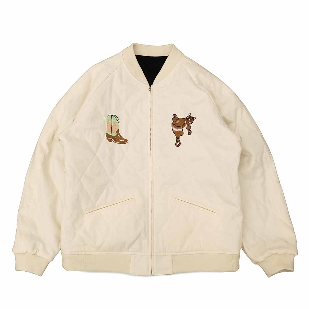 WESTOVERALLS - DENIM SOUVENR JACKET - WOVT-JK01-BW