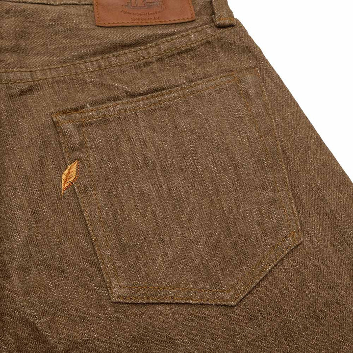 Pure Blue Japan - 14oz. Brown Denim - Regular Straight - BR-14OZ-003