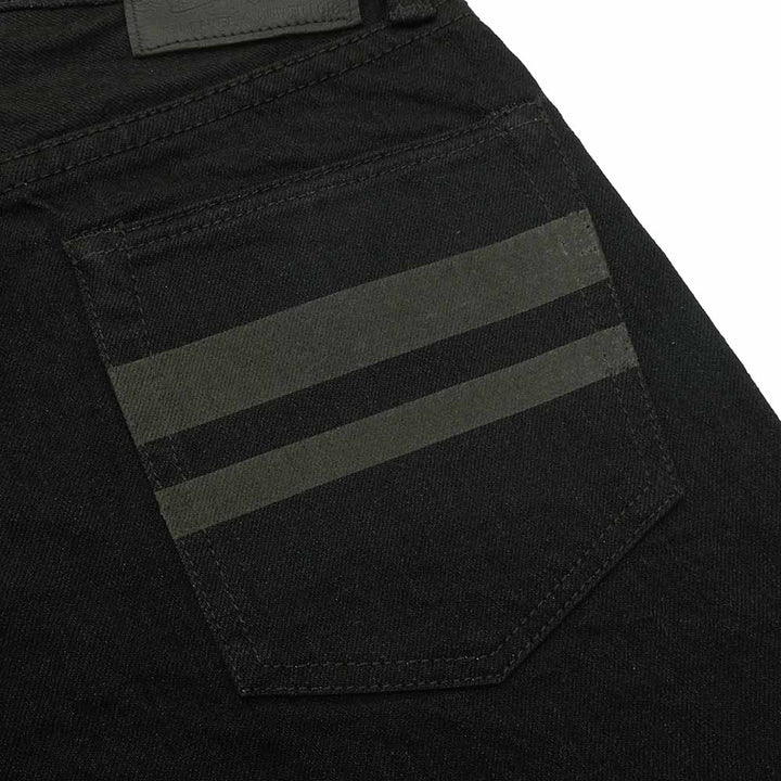 Momotaro Jeans - 15.7oz SELVEDGE BLACK DENIM NARROW TAPERED - MXJE1101