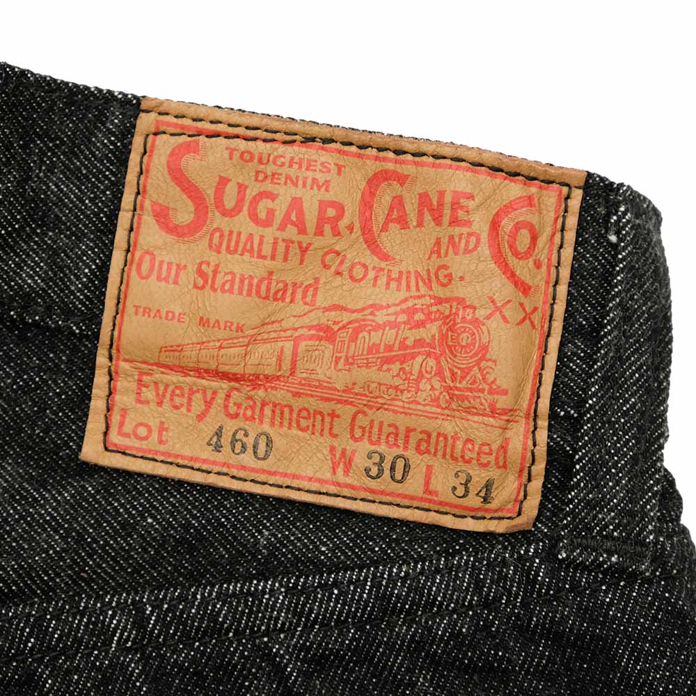 Sugar Cane - 14.25oz. BLACK DENIM - 1947 MODEL - (REGULAR STRAIGHT) - SC42460