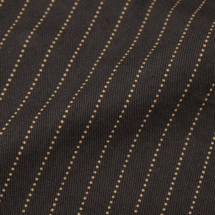 SUGAR CANE - FICTION ROMANCE - 8.5oz. BLACK WABASH STRIPE WORK SHIRT - SC29585