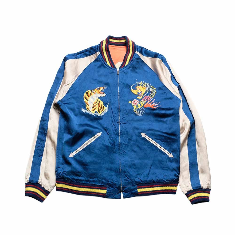 TAILOR TOYO - Acetate Souvenir Jacket - KOSHO ＆ CO. - Special Edition - EAGLE ＆ DRAGON × JAPAN MAP - TT15911-159