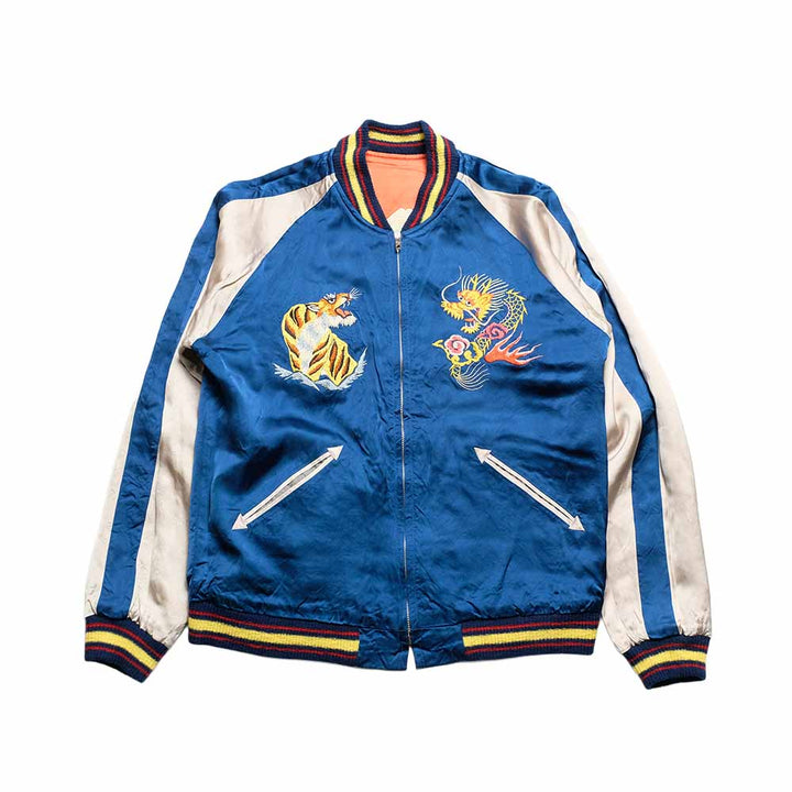 TAILOR TOYO - Acetate Souvenir Jacket - KOSHO ＆ CO. - Special Edition - EAGLE ＆ DRAGON × JAPAN MAP - TT15911-159