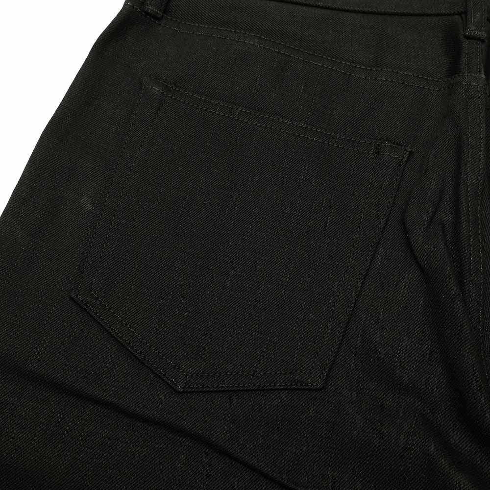 MOMOTARO JEANS - #200 STANDARD TAPERED 14.7oz BLACK - Zip-Fly - MMJZ1200