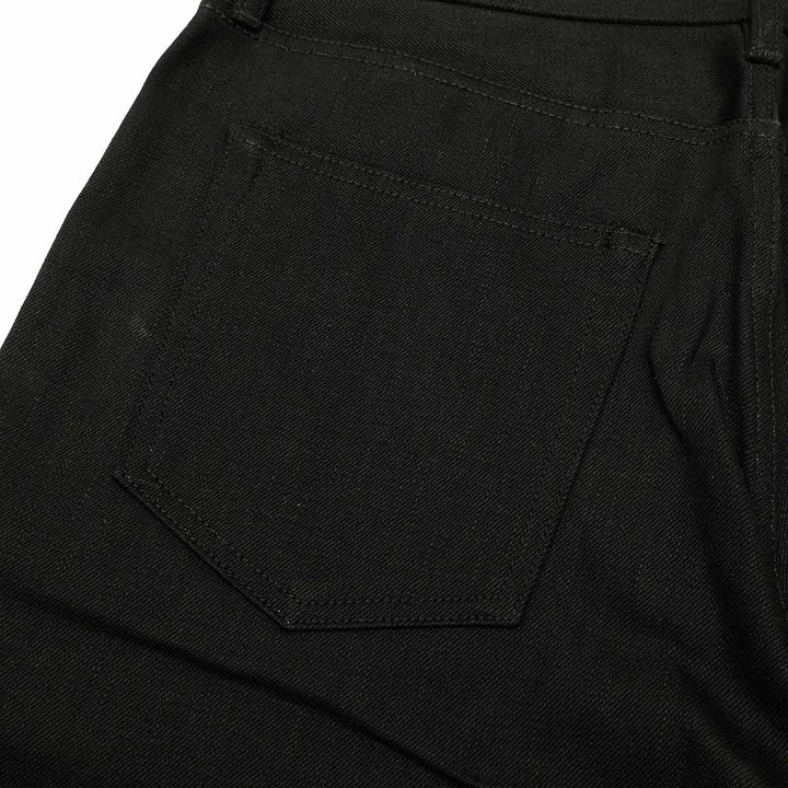 MOMOTARO JEANS - #200 STANDARD TAPERED 14.7oz BLACK - Zip-Fly - MMJZ1200