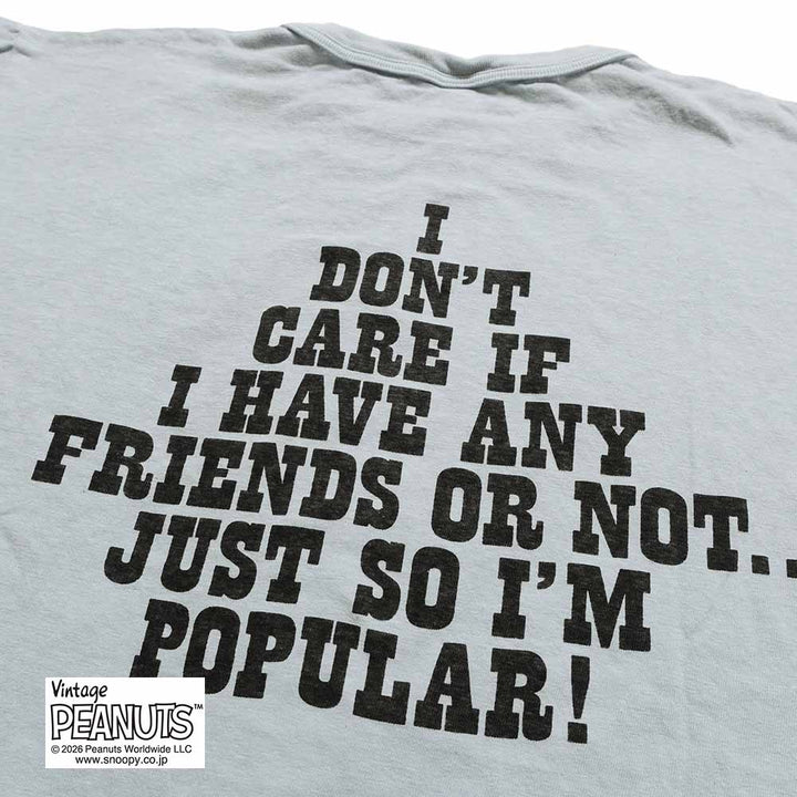WAREHOUSE - S/S T-SHIRT - I DON'T CARE - LUCY - YP126S-3