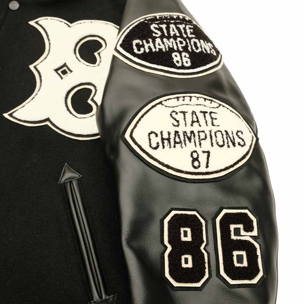 WHITESVILLE - 30oz. WOOL MELTON AWARD JACKET - BLUE PECKERS - WV15783