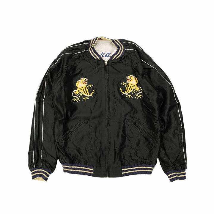 TAILOR TOYO - Acetate Souvenir Jacket - RED EAGLE x TIGER HEAD - TT15542-190