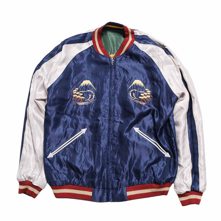 TAILOR TOYO - Acetate Souvenir Jacket - ROARING TIGER x EAGLE - TT15972-145